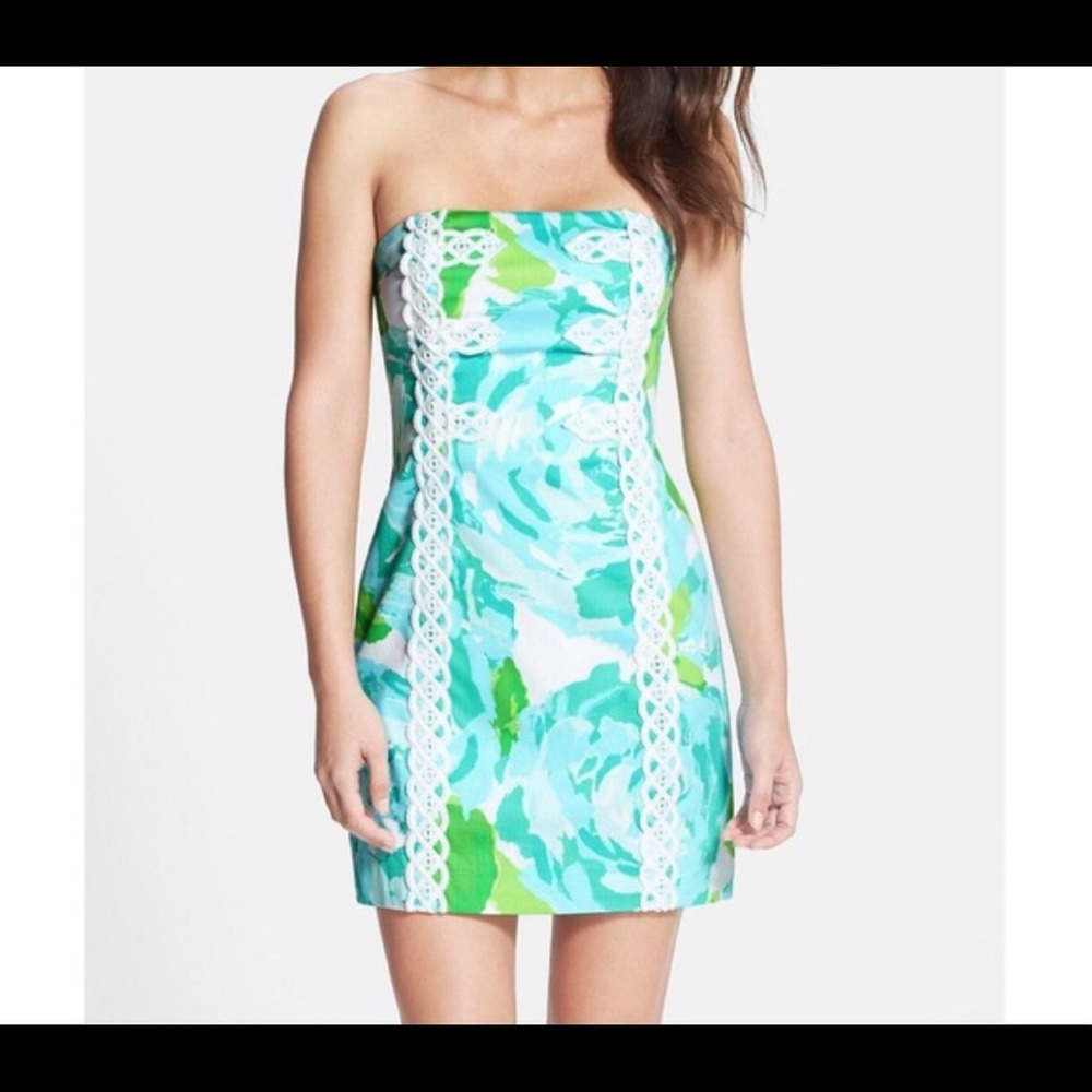 Lilly Pulitzer Strapless Tansy Dress